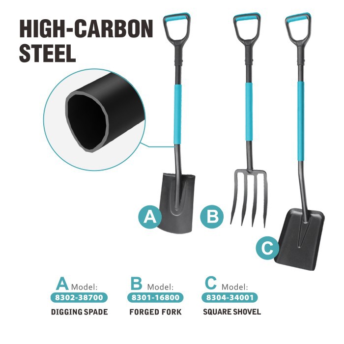 Large scale planting, digging and loosening seriers