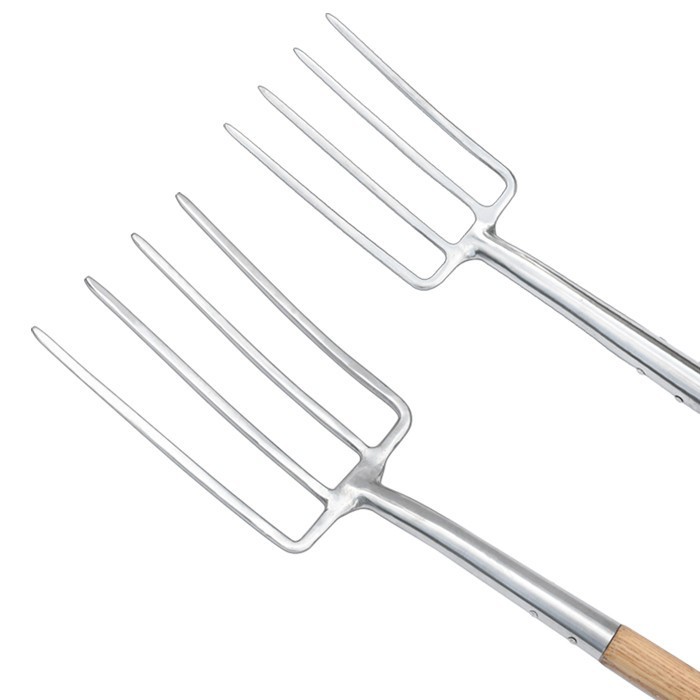 wooden garden forks