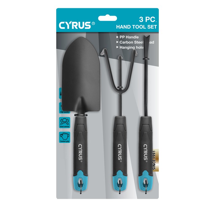 Sada záhradného náradia z uhlíkovej ocele