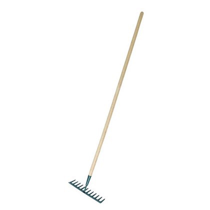 Drevené záhradné hrable